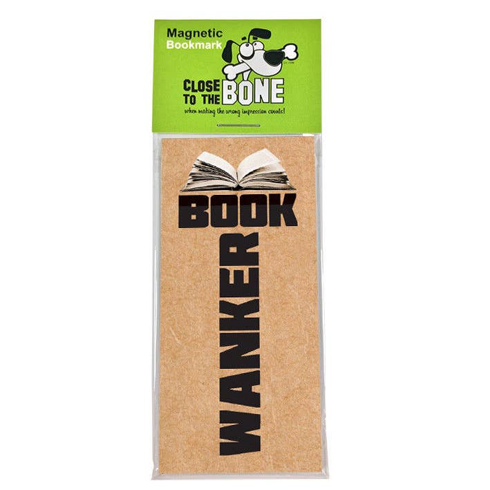 #635 Book Wanker for wholesale by Close to the Bone Greeting Cards and Gifts