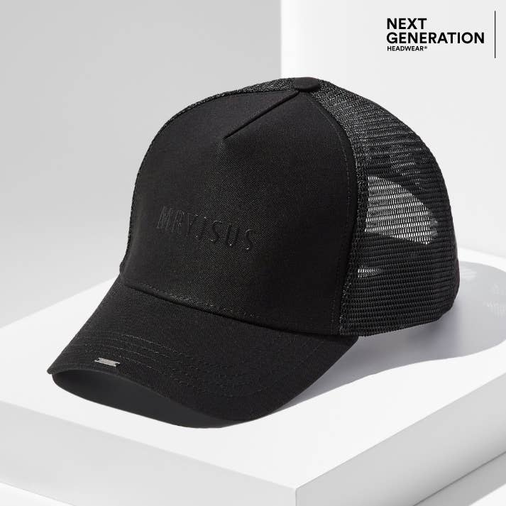 Bronx. Gorra Trucker Midnight Negra. para venta al por mayor de NEXT GENERATION HEADWEAR GmbH