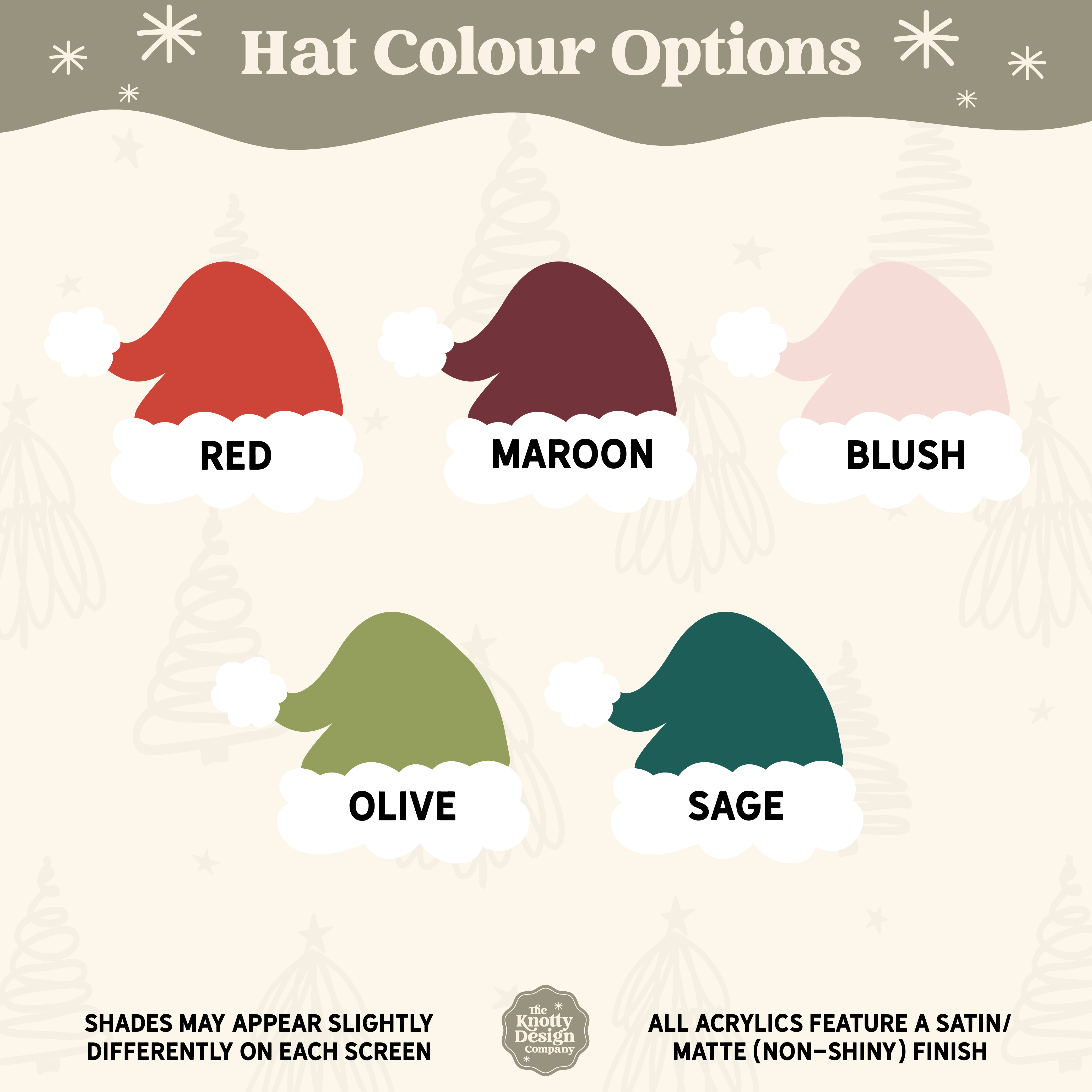 Knotty Design Co. - Vente Objets de décoration - Décoration de Noël Santa Cam0