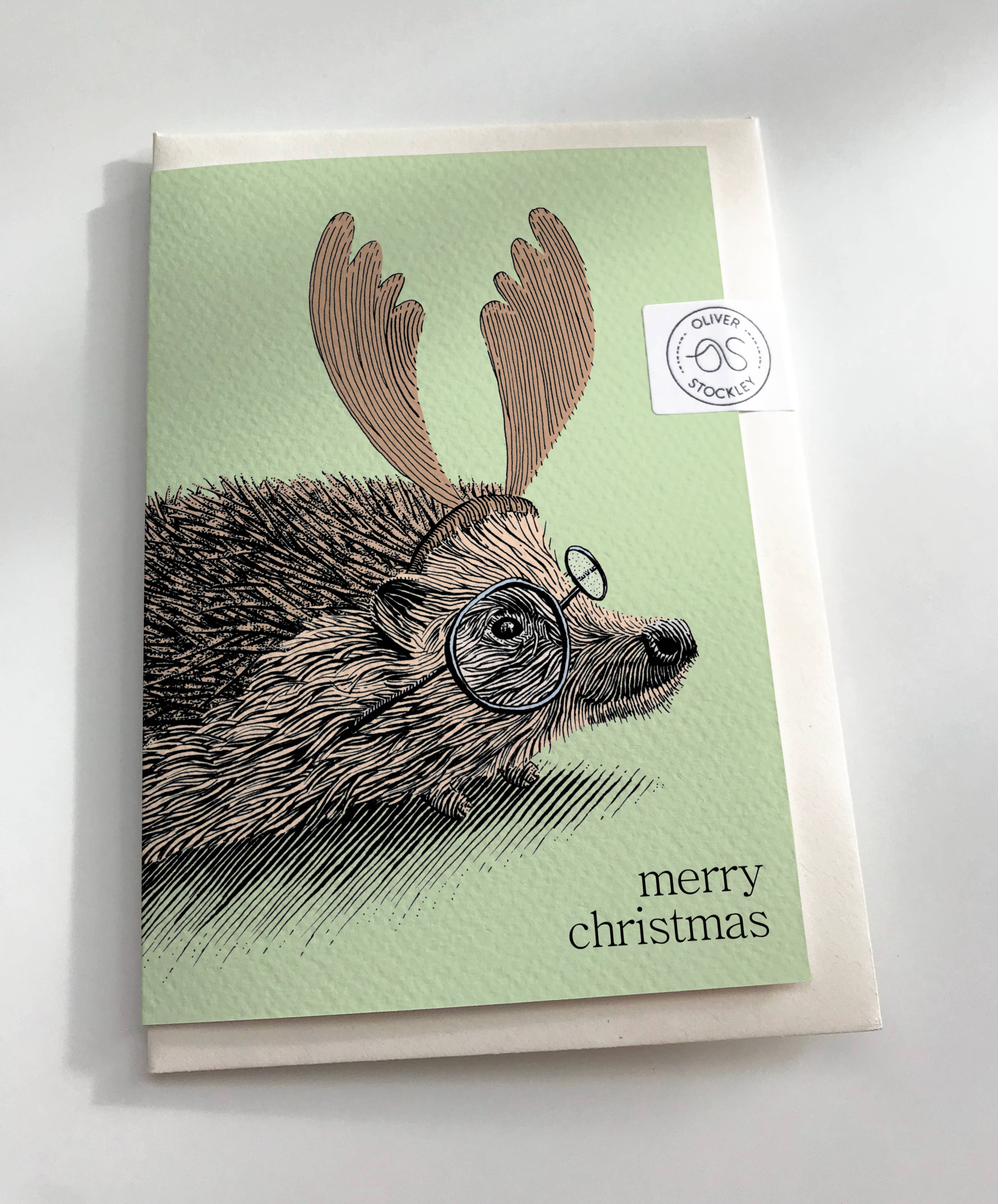 Oliver Stockley - Wholesale Christmas Card - Holiday Hedgehog Christmas Card1