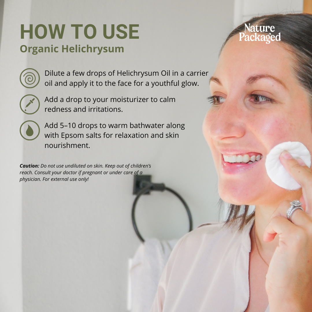 Nature Packaged – wholesale Essential oil – Organic Helichrysum Essential Oils- 100% Pure - Farm-Direct 4