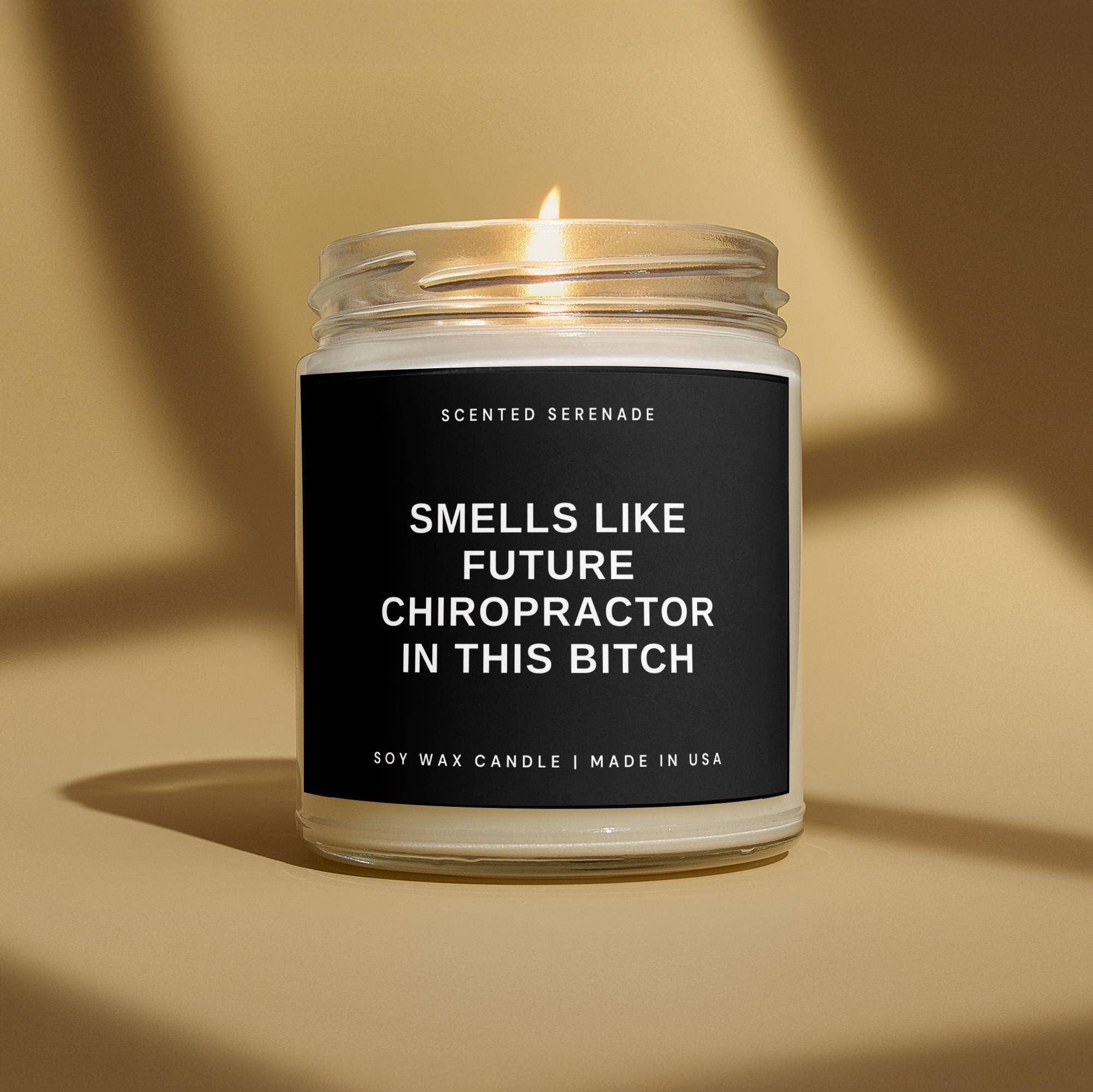 Scented Serenade - Wholesale Jar/Filled Candle - Future Chiropractor Candle, New Chiropractor Gift0