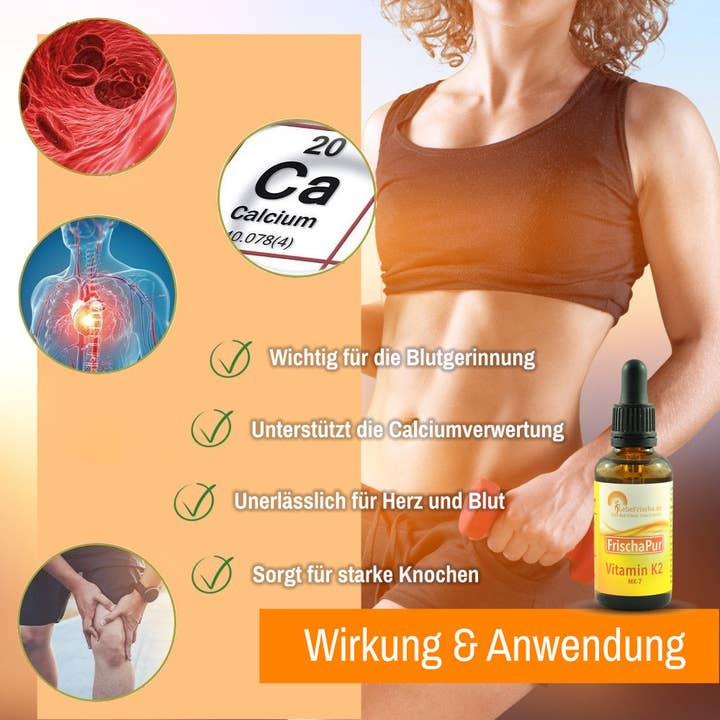 LebeFrischa - Wholesale Oral Supplement/Vitamin - Vitamin K2 drops for blood, bones & heart