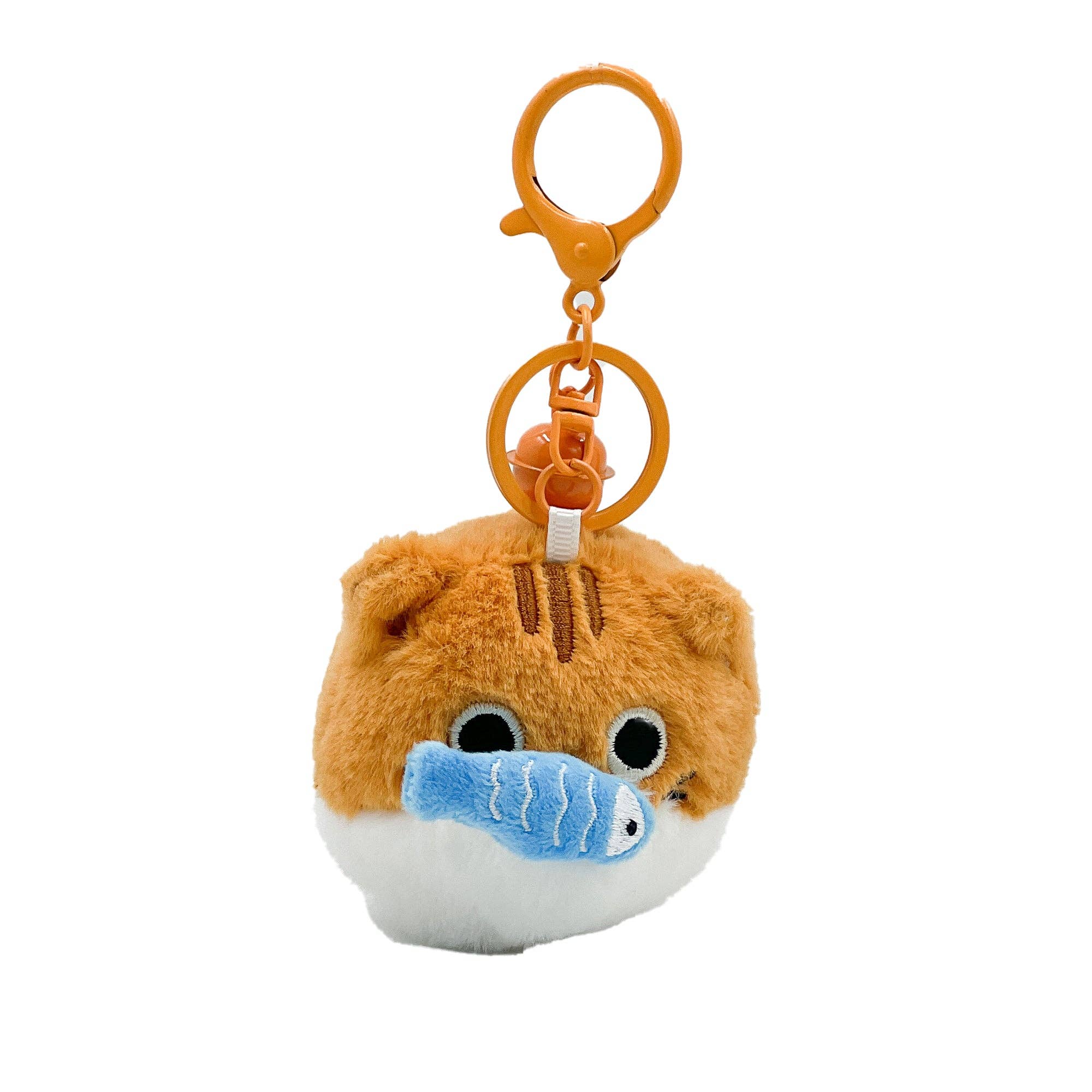 Bewaltz - Wholesale Keychain - Women's - Pull On Me Keychain- Orange Kitty and Fish2