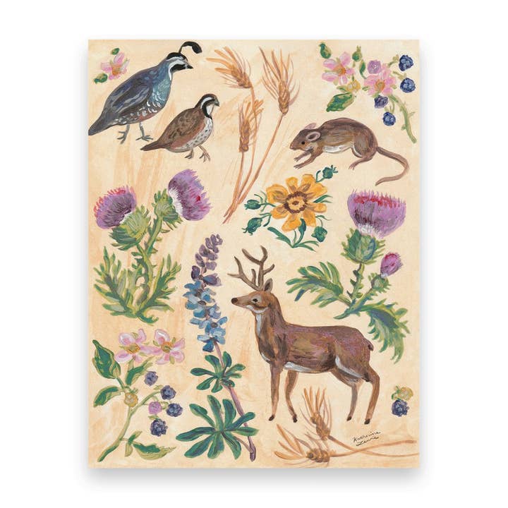 Cerf Meadow 10 Cartes Postales pour la vente par Ingrid Press