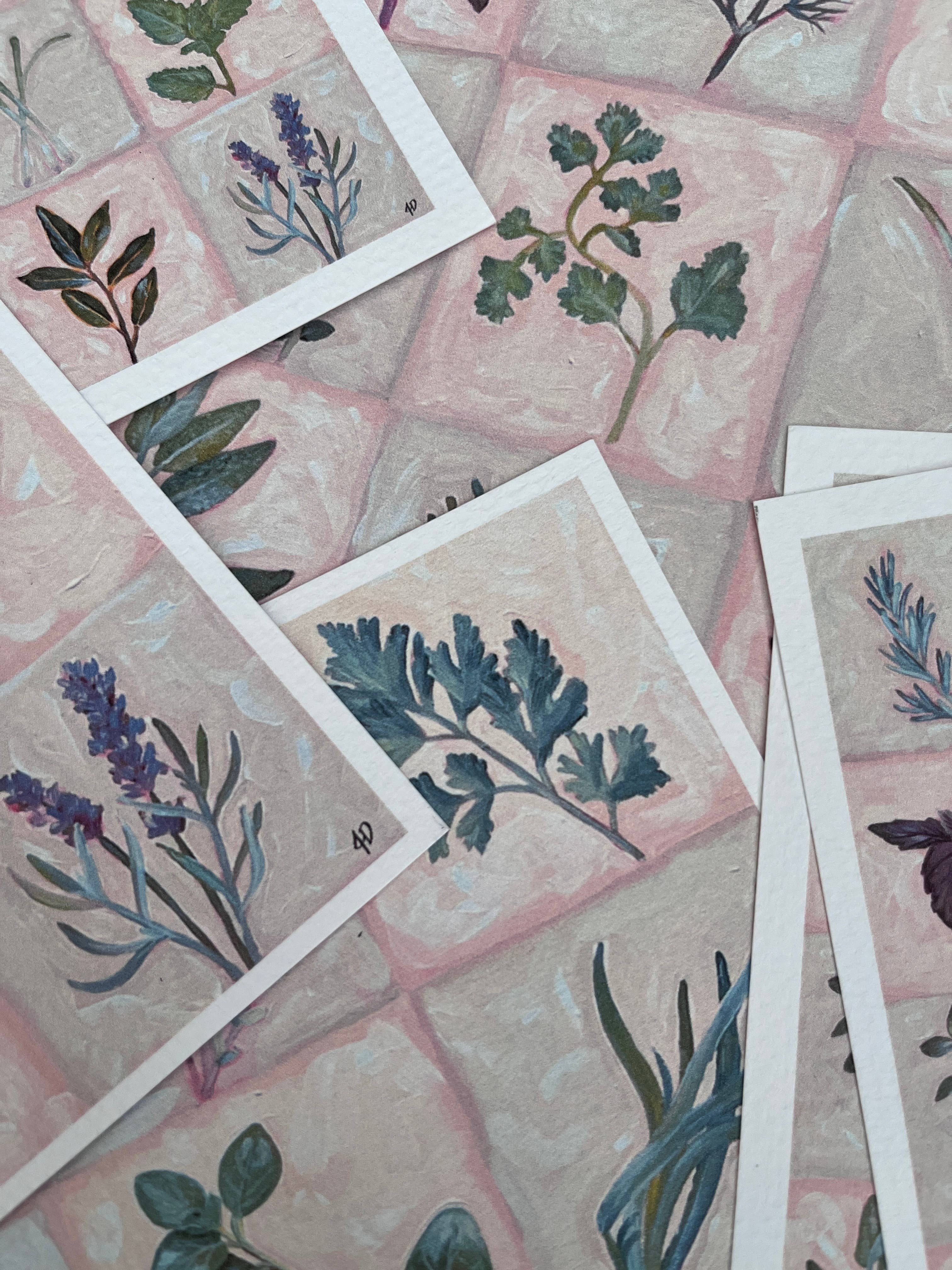 Jessi's Messes - Wholesale Art Print - Kitchen Wall art - Herbs art print2