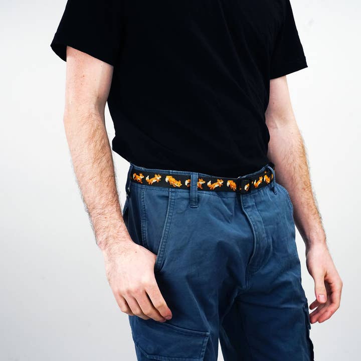 "Fox" Woven Adjustable Belt | Unisex for wholesale by BMBL Belts