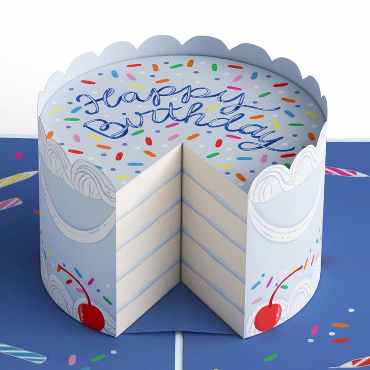 Lovepop Cards - Wholesale Birthday Card - Sprinkled with Love Birthday Cake Pop-Up Card 5x7"0