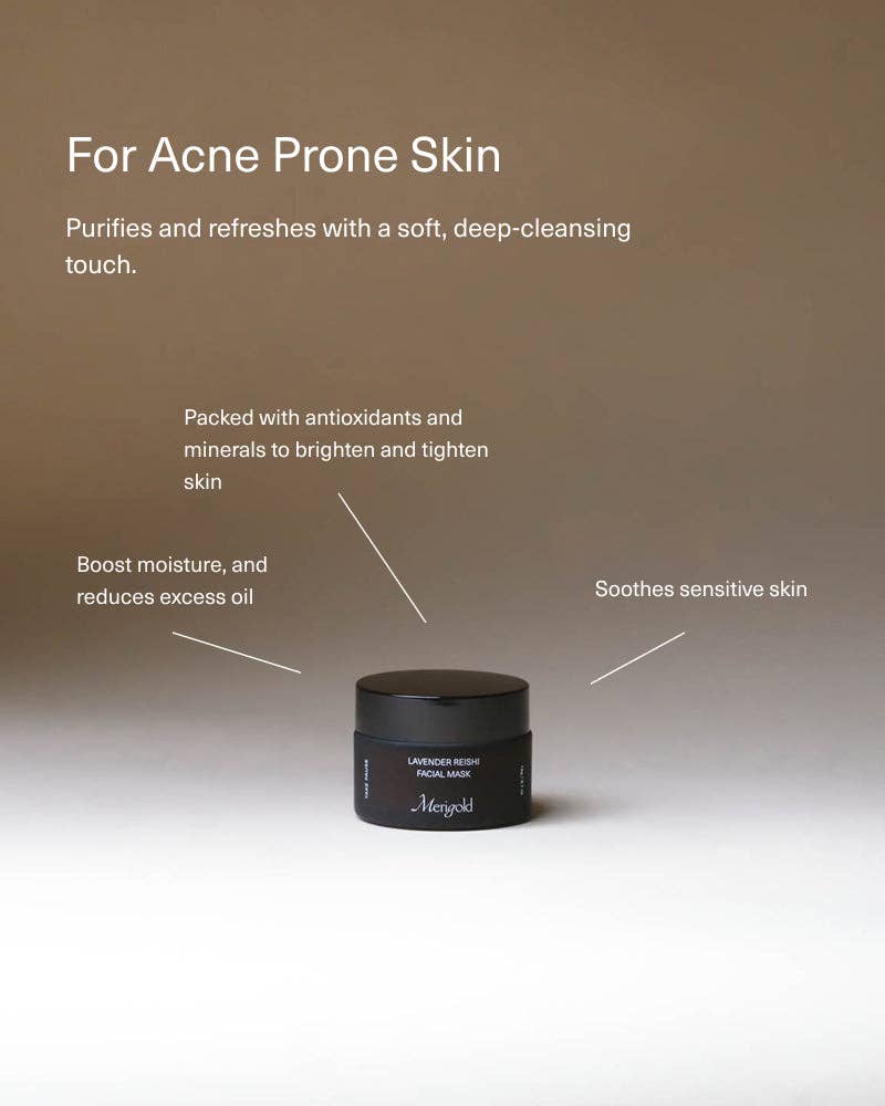 Merigold - Wholesale Skincare Face Mask - Lavender Reishi Mask1
