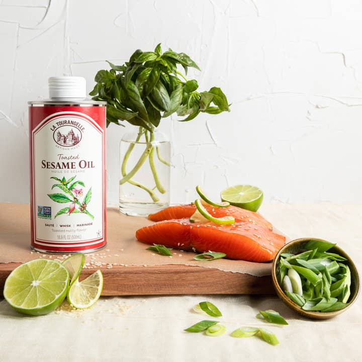 La Tourangelle - Wholesale Cooking Oil - La Tourangelle Toasted Sesame Oil, 16.9 Fl Oz - 6 Units7
