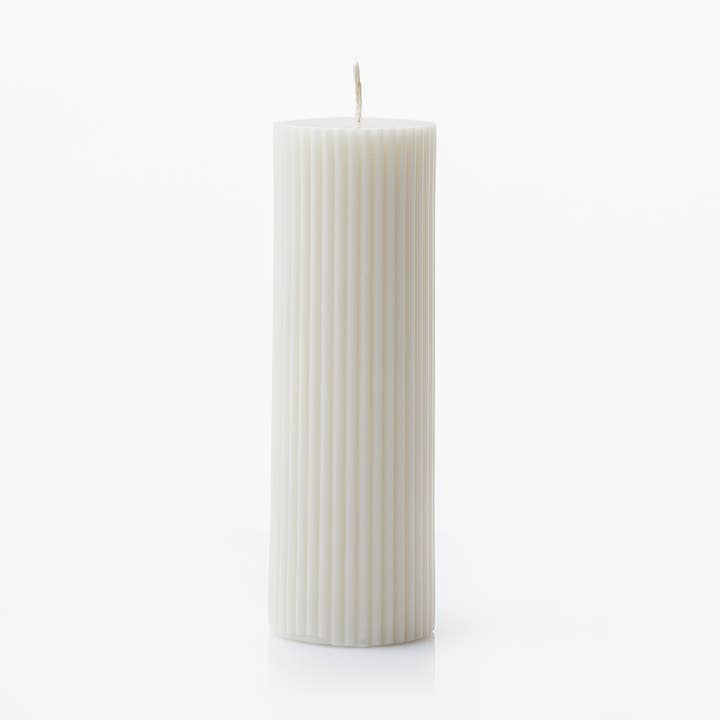 PILLAR WHITE CANDLE for wholesale by Ancient Candle Co.