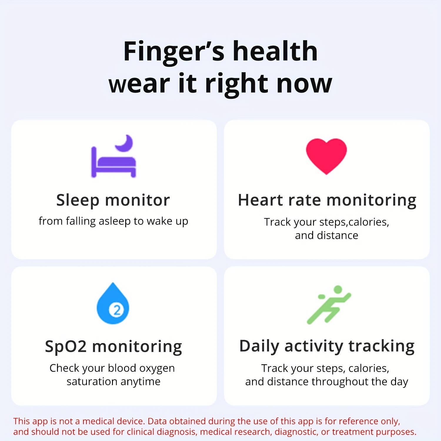 Shop Celino - Vente Équipement de fitness - Smart Fitness Ring Tracker, moniteur de sommeil pour hommes et femmes2