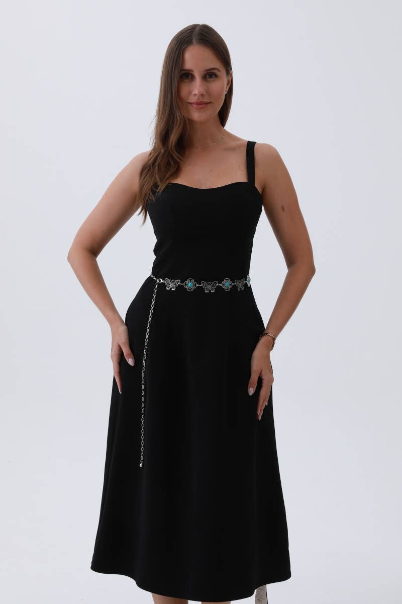 Leto Accessories - Wholesale Belt - Women's - Western Butterfly Chain Belt – Vintage Boho Waist Accessory4