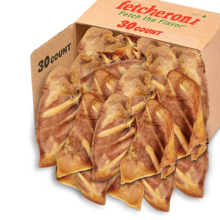 FETCHERONI - Wholesale Pet Treats - Dog - Pig Ears For Dogs, Whole Large8