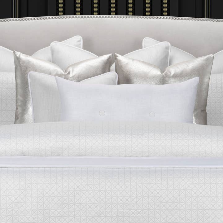 F Scott Fitzgerald manuskript sølv luksus sengetøj sæt for engroshandel hos Siscovers