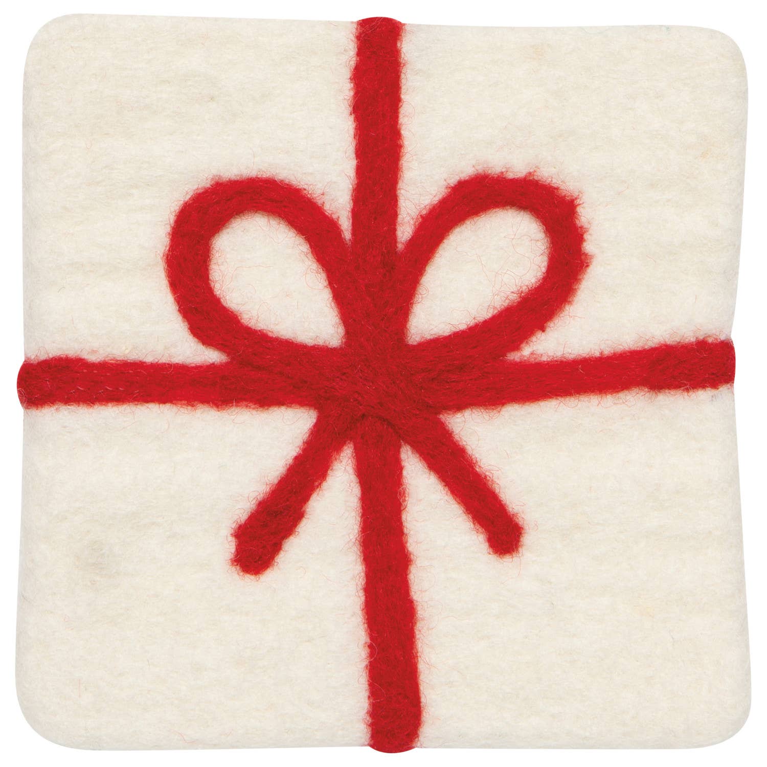 Danica Jubilee - Wholesale Coasters - Presents Christmas Felt Wool Coaster Set of 41