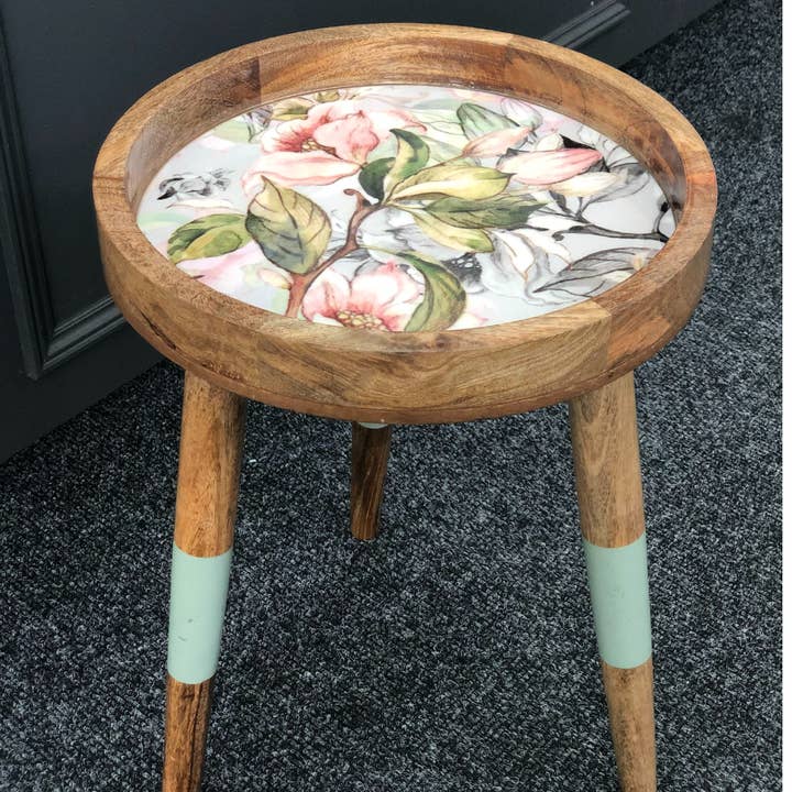 Hartsmede - Wholesale Side Table - Handmade Side Table Removable Legs Hummingbird Tray Table10
