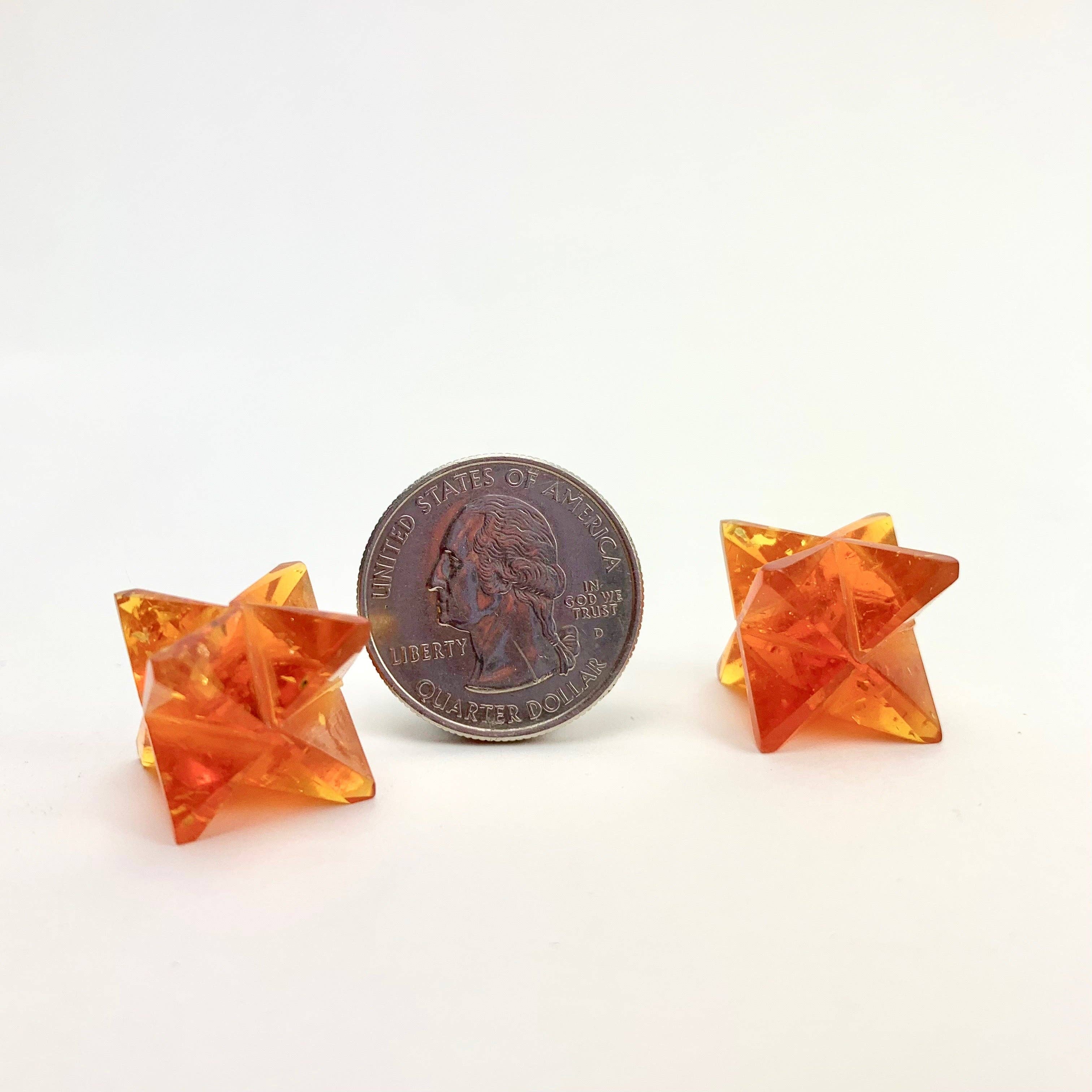 Pelham Grayson Rose - Venta al por mayor Piedras/cristales espirituales - VENTA! Merkaba | 25-30 mm | Elige una piedra10