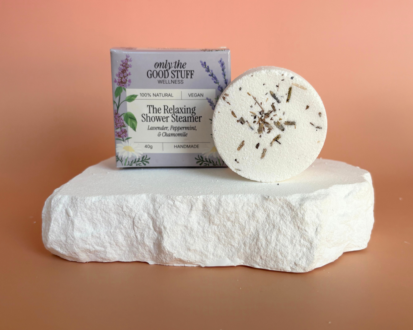 Only The Good Stuff UK - Wholesale Shower Steamer/Bomb - The Relaxing Shower Steamer4