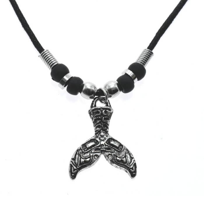 DK Hawaii - Wholesale Pendant/Charm Necklace - Whale Tail Tattoo Pendant Necklace1