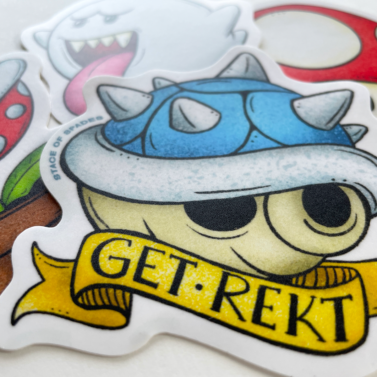 stace of spades - Vendita all'ingrosso Adesivo - Adesivi ispirati Mario Kart5