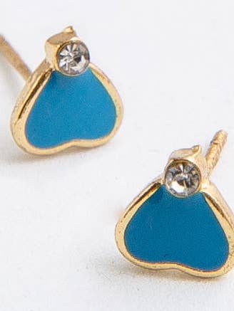 Heart Enamel Studs for wholesale by Noonday Collection