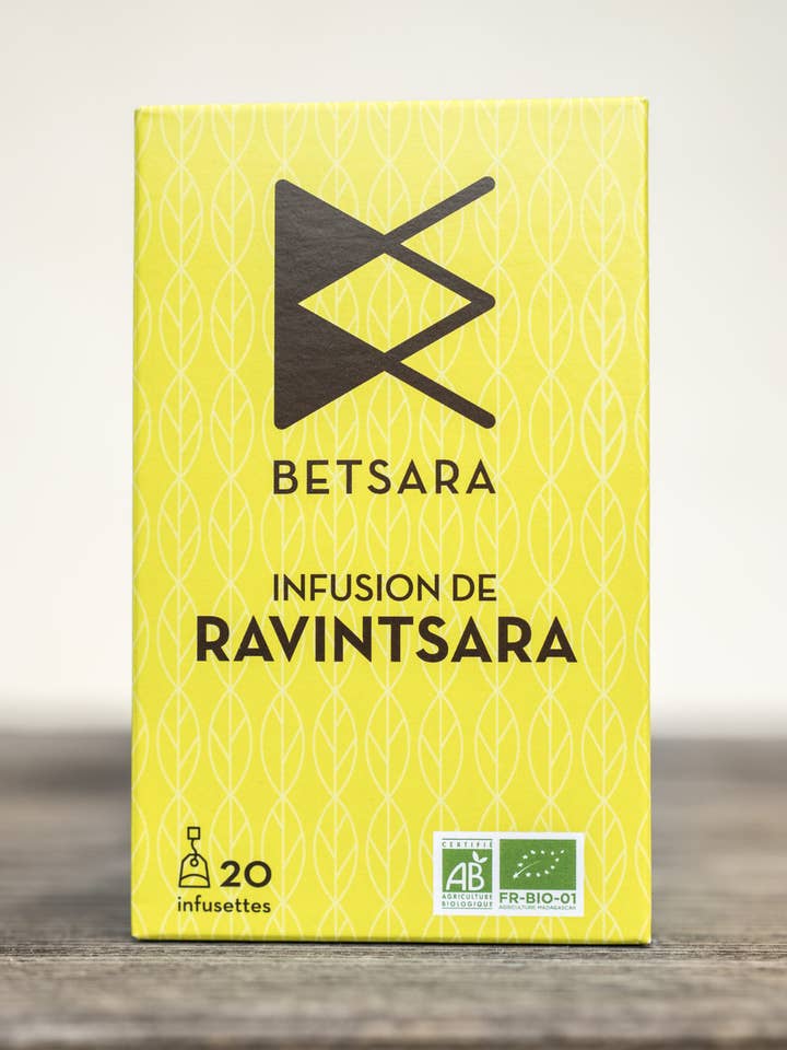 Ravintsara te (blade) i poser for engroshandel hos Be Tsara