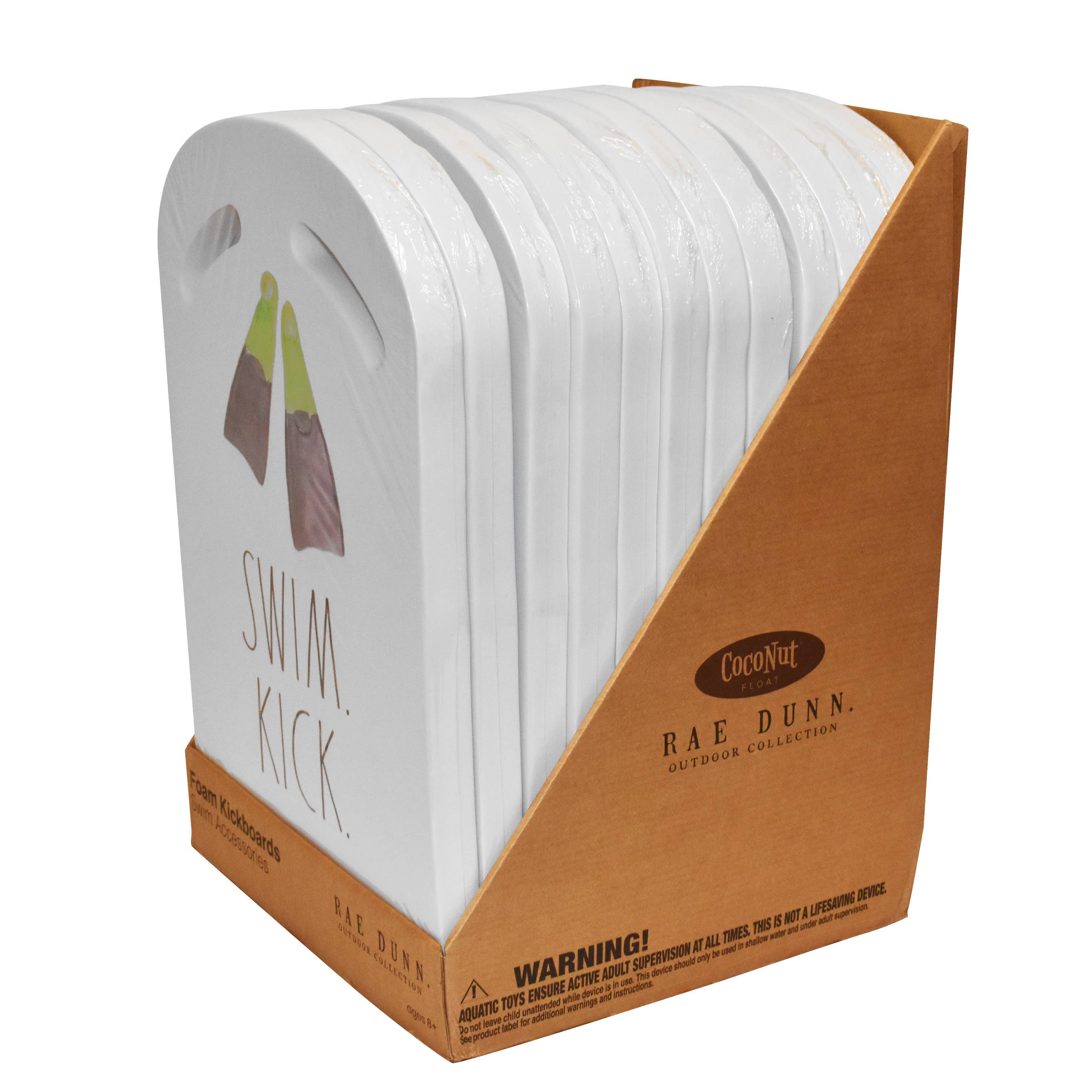 Coconut Outdoor - Wholesale Beach/Pool Toy - Kids & Baby - Rae Dunn - Foam Kickboards - 12pk Assortment in Display Tray3