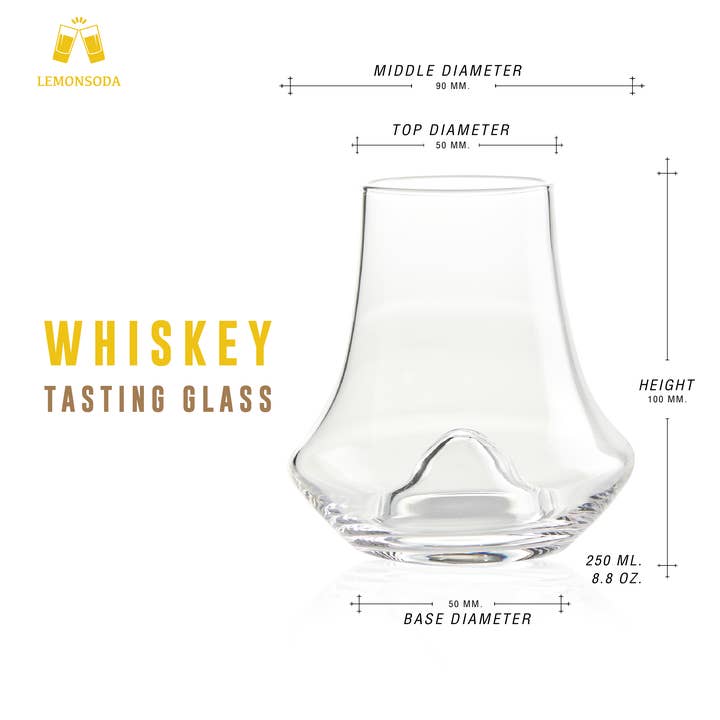 Lemonsoda - Wholesale Cocktail/Liquor Glass - Whiskey Snifter Glasses (250 mL / 8.5 fl. oz) (1pc)