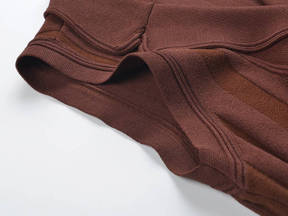 Color as pictures SET227 Tailored Knit Vest & Pleated Skirt Set – Fall Edit for wholesale on Faire7