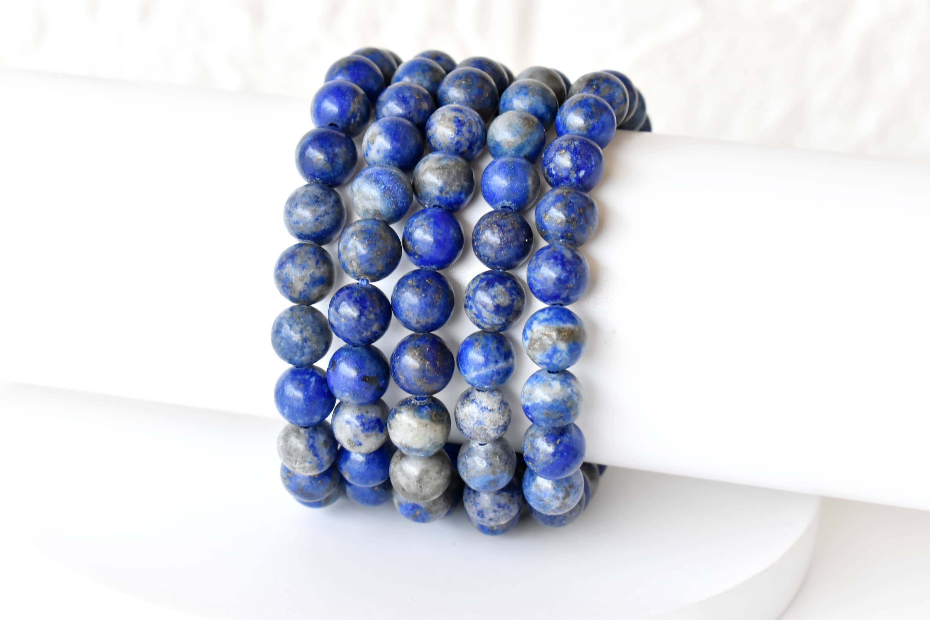 Soothing Crystals - Wholesale Beaded Bracelet - Crystal Bracelet | Lapis Lazuli | Healing Gemstone Bracelet0