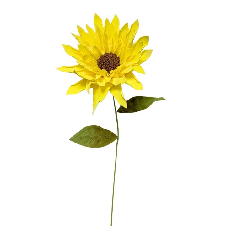 David Christopher's Collection - Wholesale Artificial Flowers - Giant EVA Sunflower 20" Dia / 44" Tall - Yellow