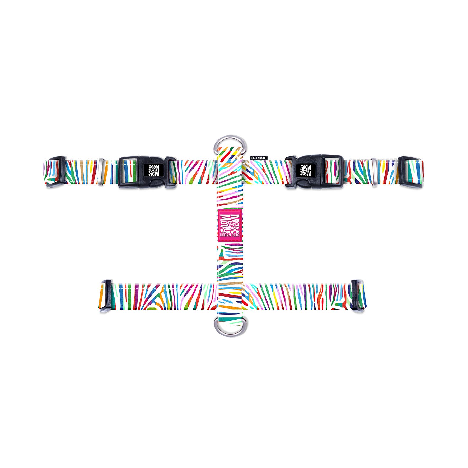 Max & Molly - Wholesale Pet Harness - Dog - Dog H-Harness - Magic Zebra3