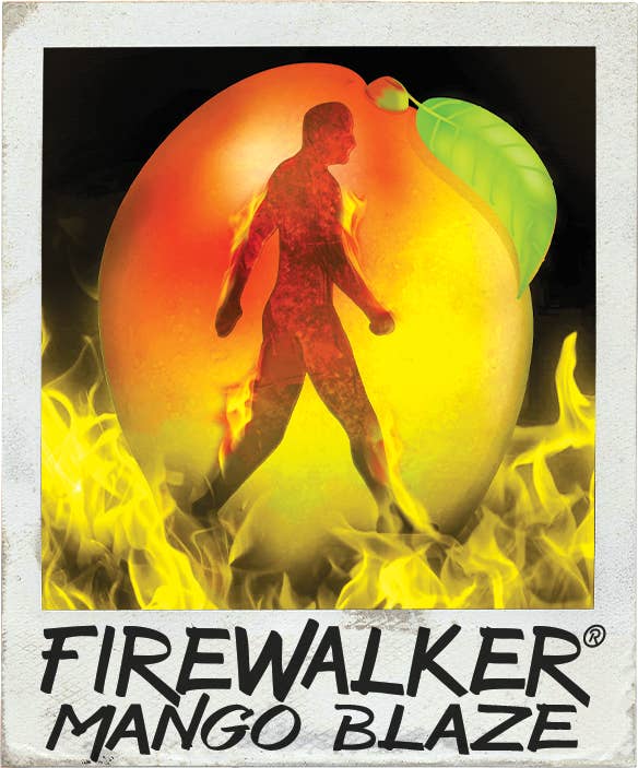 FIREWALKER Hot Sauce Company - Wholesale Hot Sauce - FIREWALKER Mango Blaze Hot Sauce - CASE1