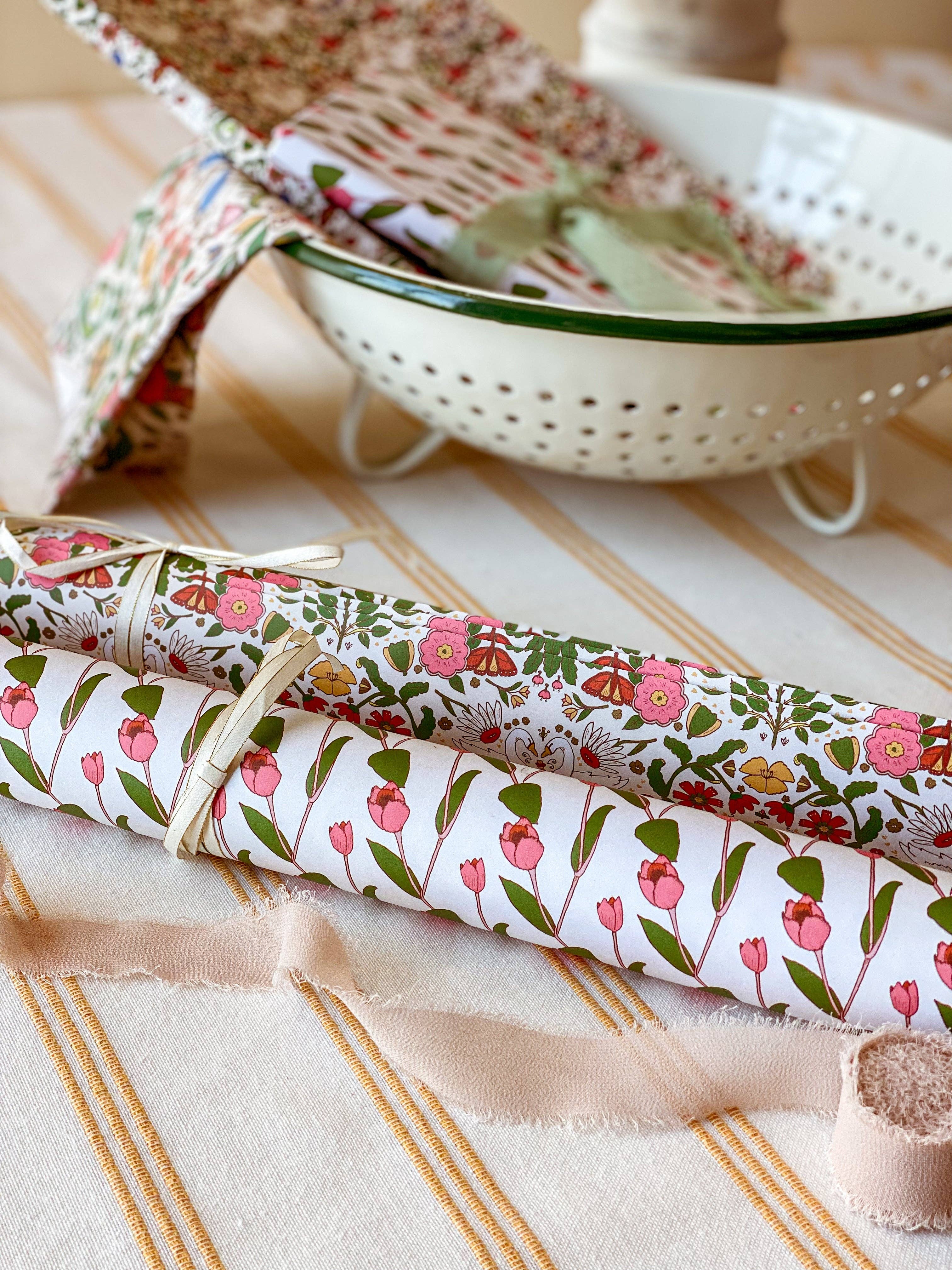 re:mused studio - Wholesale Flat Wrap - Cambrifornia Gift Wrap Sheet-Double Sided4