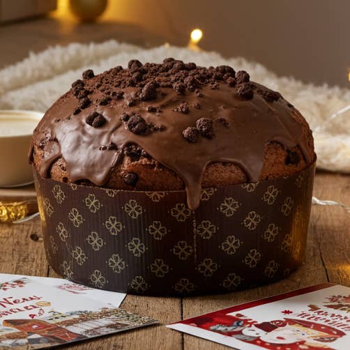 Siciliansk panettone med kaffe og mørk chokolade for engroshandel hos The Sicily Essence