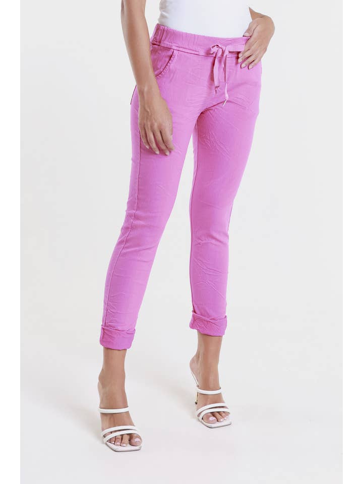 TINA Stephens Italy/Tees By Tina - Wholesale Pants - Women's - Haley Stretch Tie Waist Pant (PL119)72