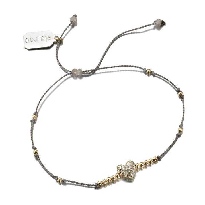 Sylvie Luxe | bracelet cœur pour la vente par Ela Rae Jewelry Llc.