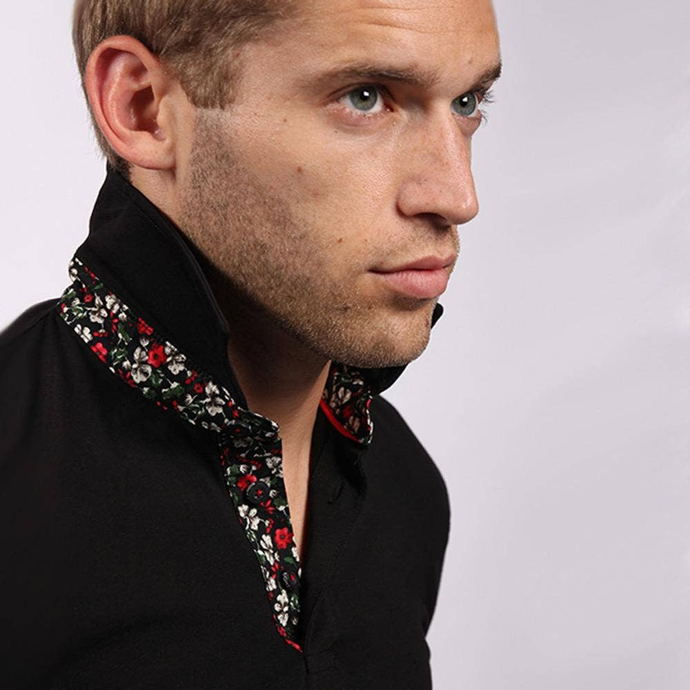 ZWART Zwart poloshirt #T -6001 voor groothandel op Faire2