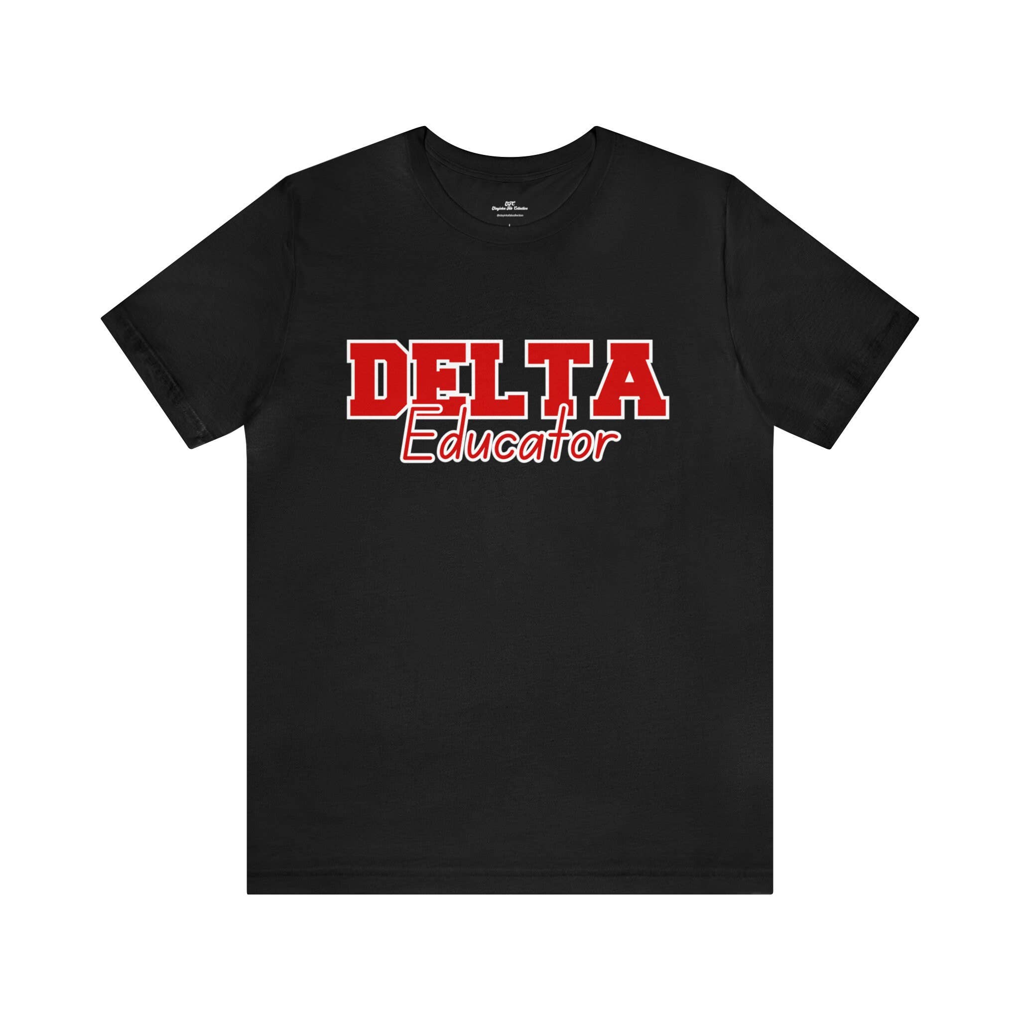 OFC Tees & Gifts – wholesale Screen printed t-shirt – Women′s – Delta Sigma Theta Sorority Inspired Educator T-Shirt, Delta6