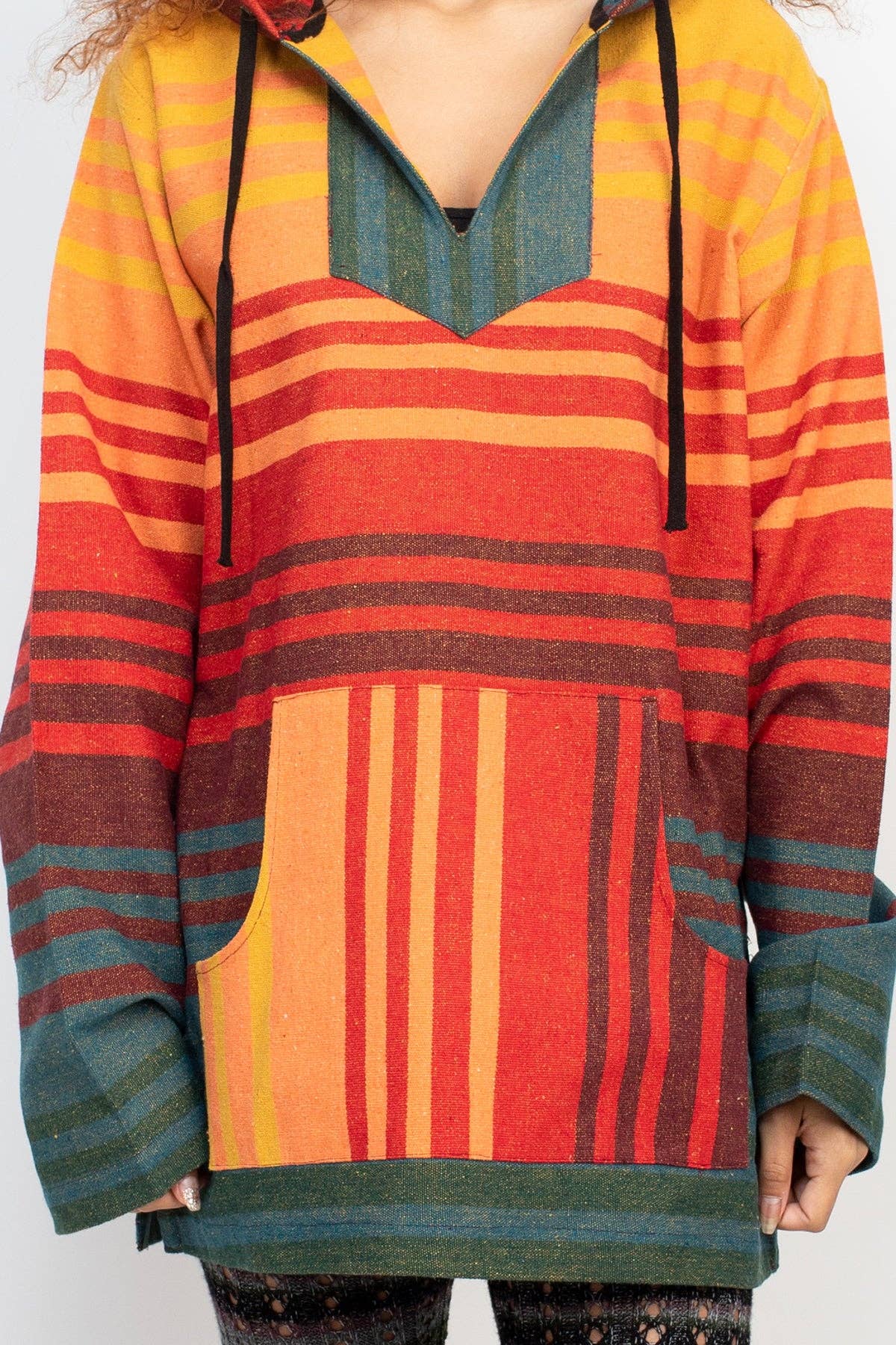 Lakhays Collection Inc. - Wholesale Hoodie - Unisex - Ombre Striped Unisex Baja Hoodie6