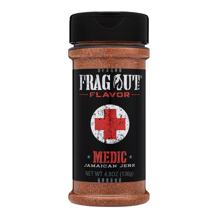 Frag Out Flavor - Wholesale Dried Spice Mix - 8fl oz Medic - Jamaican Jerk Seasoning