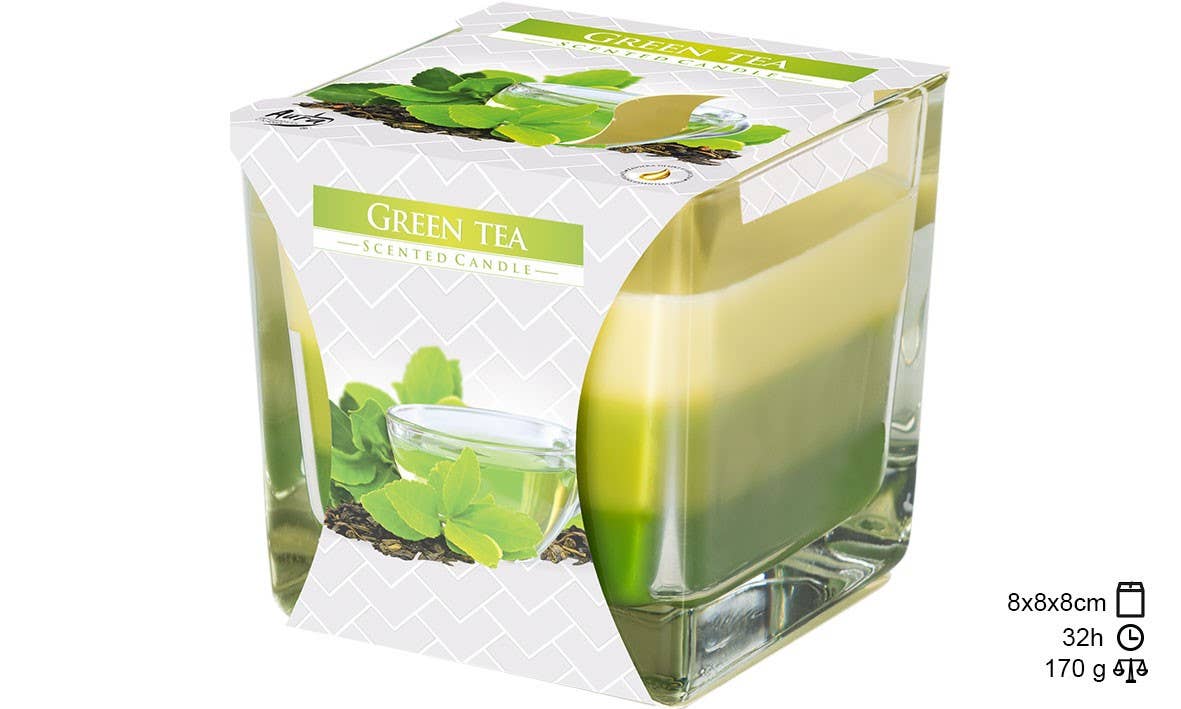 Esoterica Arte - Wholesale Jar/Filled Candle - Green Tea Glass Candle 32h (6 pcs)
