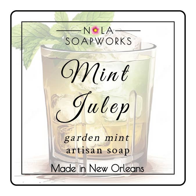 Essentially NOLA Soap Works - Wholesale Bar Soap - Mint Julep Soap - Eucalyptus Spearmint - 5.5oz