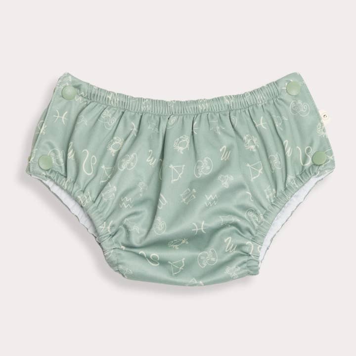 EcoNaps - Wholesale Swim nappy – Baby - Zodiac Swim Nappy - Sage