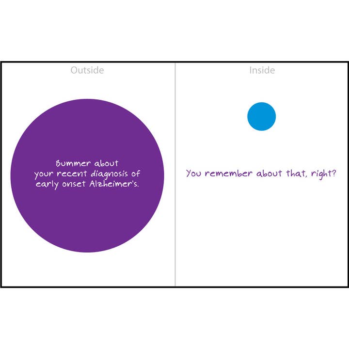 ”Kom ihåg Alzheimers” hälsningskort för wholesale av Zippernut Press™