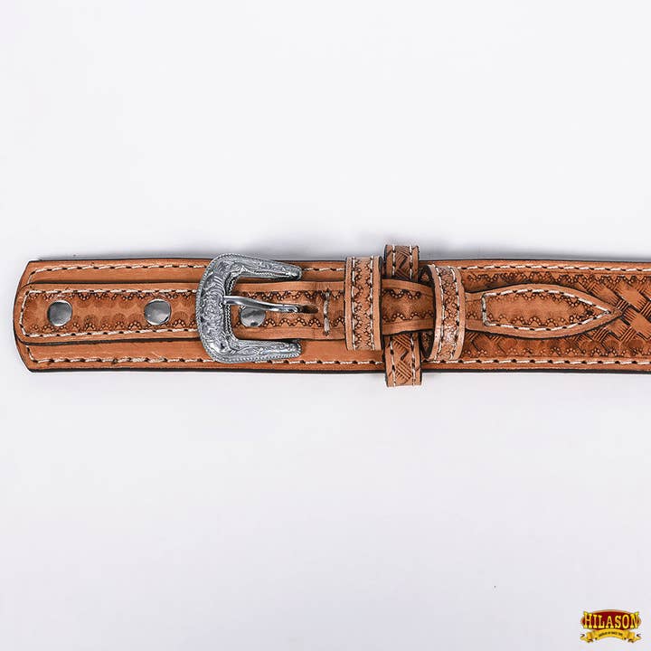 HILASON - Wholesale Belt - Unisex - HILASON Western Genuine Leather Belt for Men Women Cowboy Cowgirl Handmade Unisex Full Grain Heavy Duty Engraved Buckle Belt2