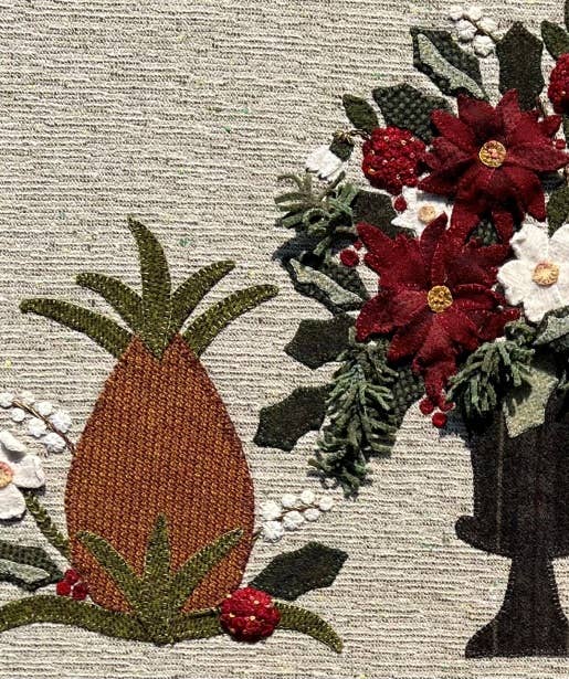 Traditional Primitives - Wholesale Craft Sewing Kit - Winter Bouquet Wool Applique Pattern4