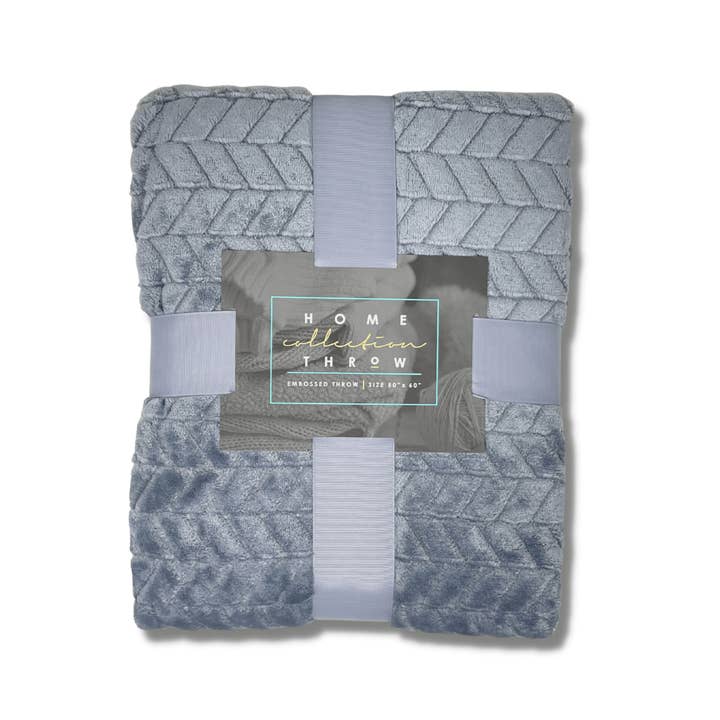 JupiterGear Home - Wholesale Throw Blanket - Home Collection Embossed Throw Blanket