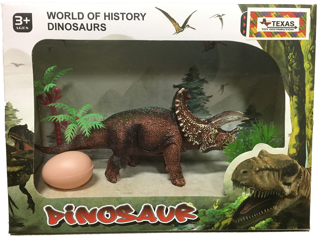 Texas Toy Distribution - Wholesale Toy Set - Kids - Dinosaur Plastic Models in Window Box2